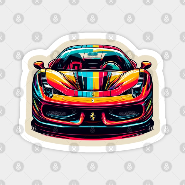 Ferrari 458 Magnet by Vehicles-Art