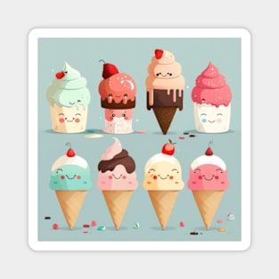 ice cream cones gift ideas Magnet