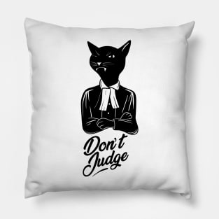 Cat Judge Pillow