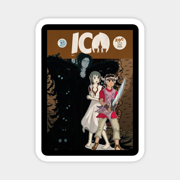 Ico Retro Art Magnet by BrokenGrin