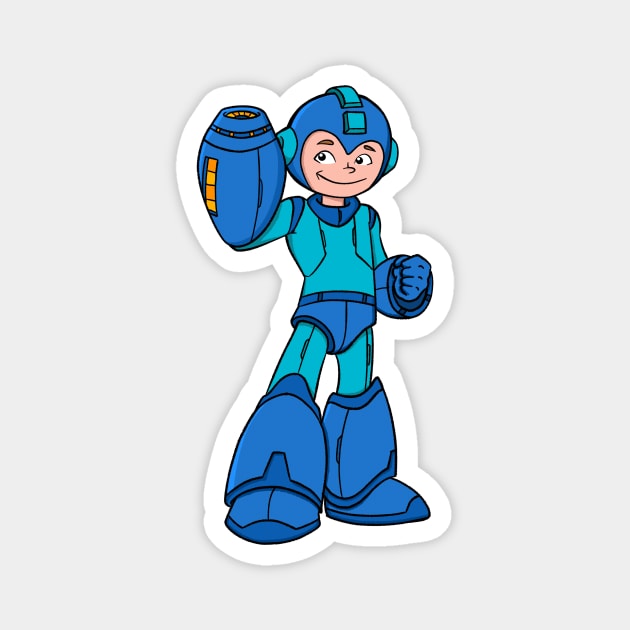 Megaman Magnet by Mingo Kiddo