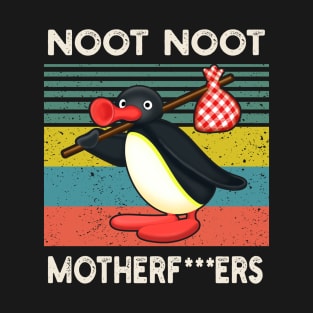 Noot Noot Funny Pingu Meme T-Shirt