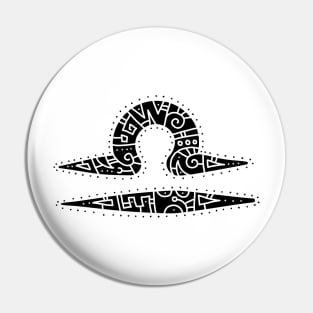 Libra Symbol Pin