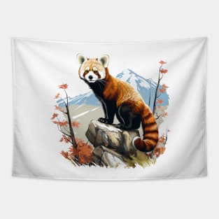 Red Panda In Nature Tapestry