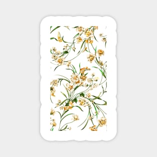 Spring Flower Pattern Magnet