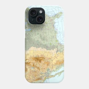 U.S. VFR Wall Planning Aviation Navigation Sectional Chart Phone Case