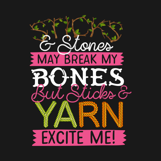 Sticks And Yarn Excite Me by thingsandthings