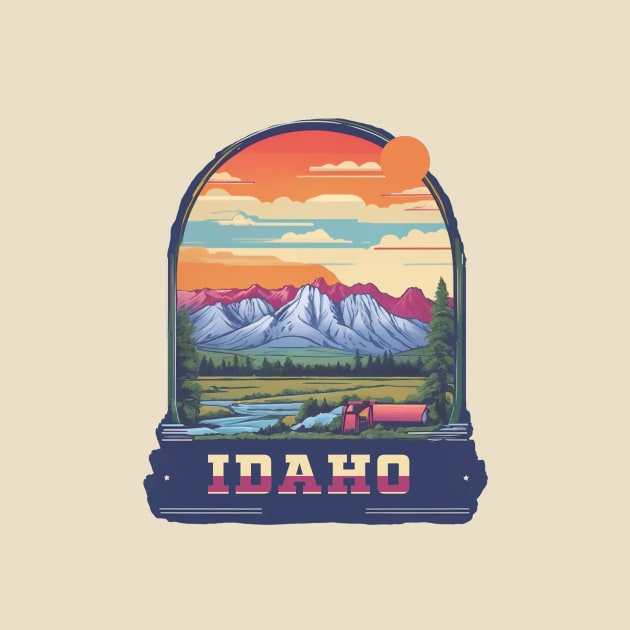 Idaho Vintage Design by huefinder