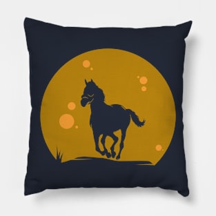 Running Horse Pillow