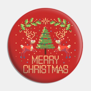 Merry Christmas Filthy Animal  Sweater Pin