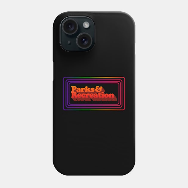 Parks Retro Phone Case by coolab