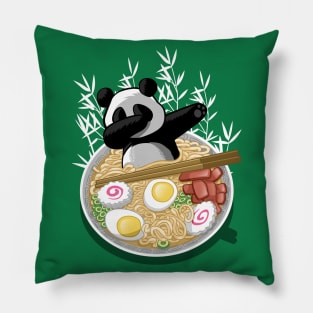 Dub ramen panda Pillow