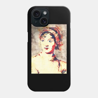 Jane Austen Pop Art Phone Case