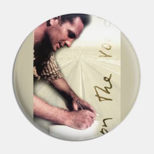 Jack Kerouac Collage Portrait Pin