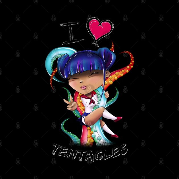 I Heart Tentacles by blackdrawsstuff