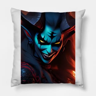 Funny devil girl Pillow