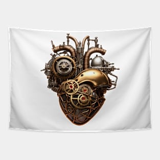 Steampunk Heart Tapestry