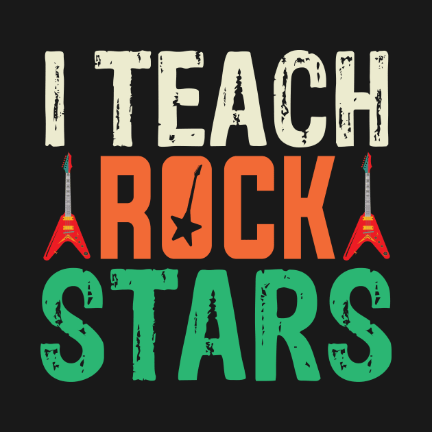 i teach rockstars music teacher back to school by TheDesignDepot