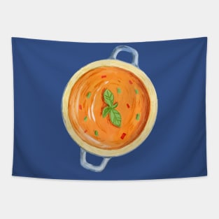 Soup Watercolor Tapestry