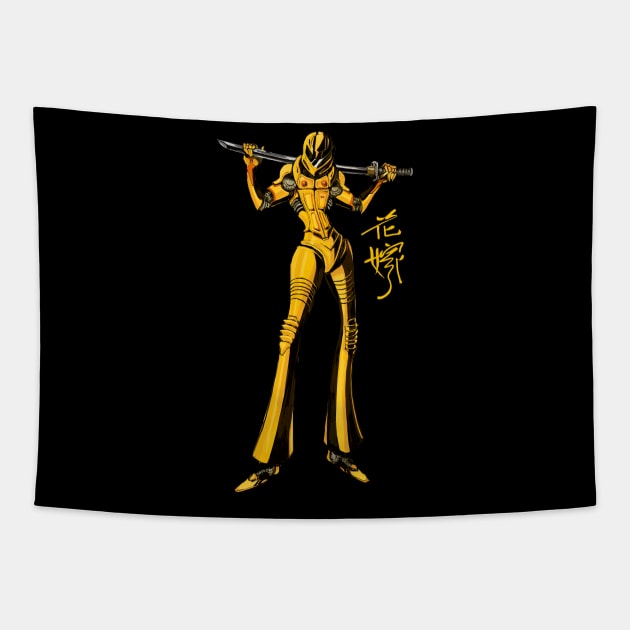 Kill Bill The Bride Beatrix Kiddo Mecha Tapestry by banditotees