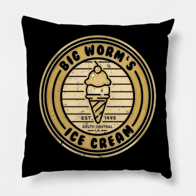 big worm Pillow by podcast awak samo awak