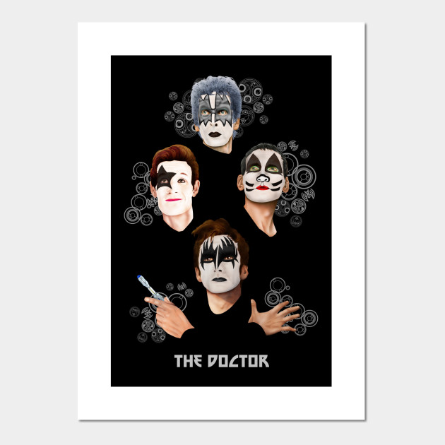The Doctor With Face Painting Doctor Who Posters And Art