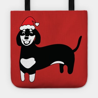 Christmas Dachshund Tote