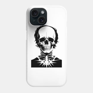 Allan poe skull design Phone Case