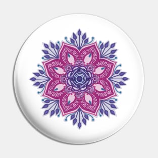 Purple and pink mandala Pin