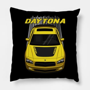 Custom Yellow Charger Daytona Pillow