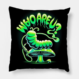 Enigmatic Inquiry Caterpillar Tee Pillow