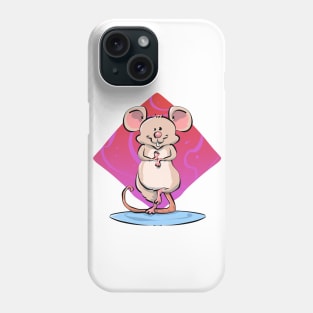 Yoga Spiritual Mouse Pet Owners Phone Case