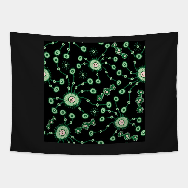 Bugs & Slime Tapestry by implexity