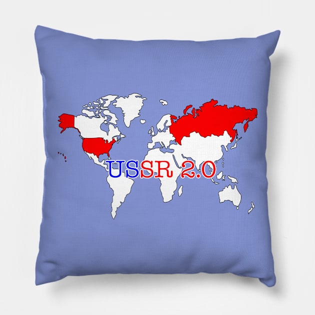 USSR 2.0 Pillow by WRKerrigan