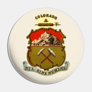 1876 Colorado Coat of Arms Pin