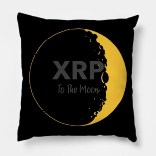 XRP To The Moon Pillow