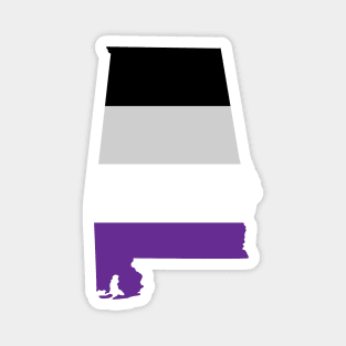 Alabama Asexual Pride Magnet