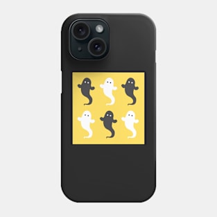 Yellow ghost t shirt design Phone Case