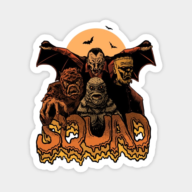 Monster Squad Magnet by The Spooky King