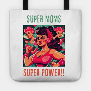 mothers day - super moms super power Tote