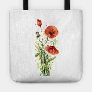 Red Poppies Tote