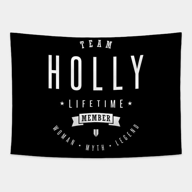 Holly Personalized Name Birthday Gift Tapestry by cidolopez