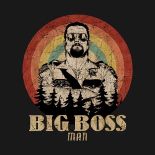 Retro Sunset Big Boss Man T-Shirt