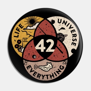 42 And Everything Pin