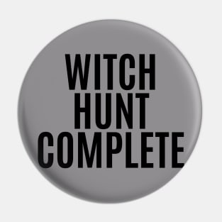 Witch Hunt Complete Pin