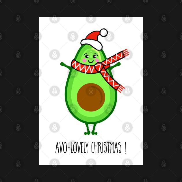 Avocado Christmas Illustration by AdamRegester