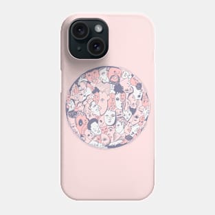 Npink Many Faces Phone Case