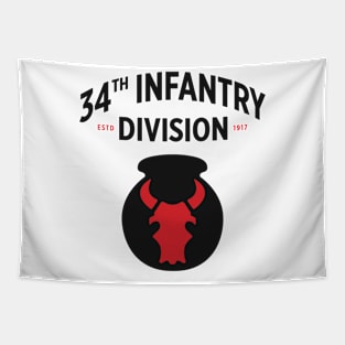 34th Infantry Division United States Military Tapestry