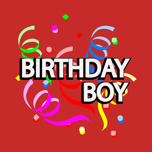 Birthday boy artistic design by DinaShalash