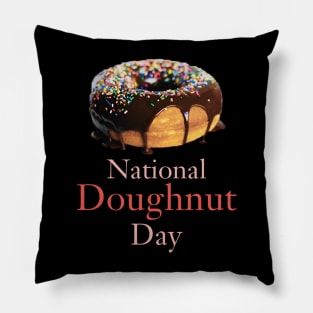 National doughnut day Pillow